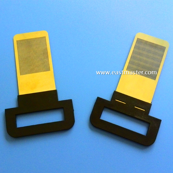 Very thin stainless steel mesh, moulded with Nylon material. Is is used on a envioronmental detector device as sampling handle.